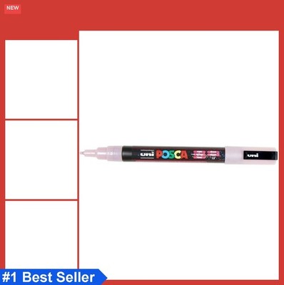 Paint Marker Fine 0.9-1.3mm Bullet Tip Water Based Quick Dry For Wood Glass