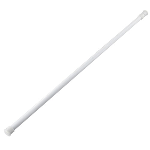 Curtain Rail Pole White 30-50cm/40-70cm/60-110cm Cupboards/window/kitchen Etc - Zdjęcie 7 z 31