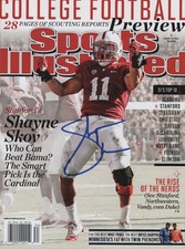 Shayne Skov Stanford Cardinals SIGNED Regional Sports Illustrated No Label COA!
