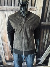 Tom Ford Dark Brown Wool & Lamb Suede Full Zi...
