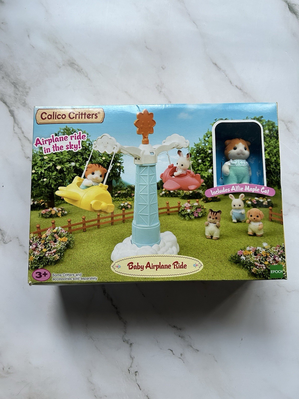 Calico Critters Baby Airplane Ride With Alfie Maple Cat Set CC1800