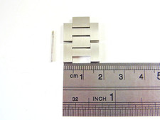 Cartier Pasha SS 18mm Genuine Link Watch Band Bracelet Parts 2pcs set EX