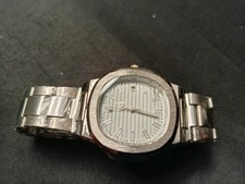 NAUTILUS STYLE OROLOGIO DA UOMO O DONNA DI LUSSO BORDO SUPERIORE SPAZZOLATO