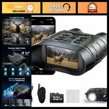 4K Night Vision Binoculars, 112MP Infrared Goggles, WiFi Connectivity, HD Vision