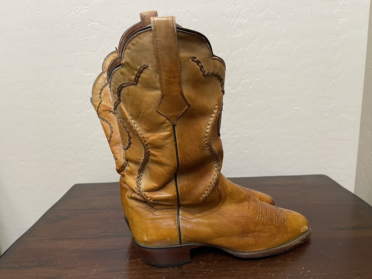 Dan Post Men's CHAIN Saddle Albany Boots DP26690 ROUND TOE Size