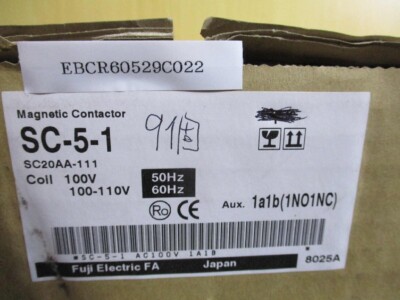 MINT CONDITIONFuji Electric SC-5-1 Starter SC51 SC20AA