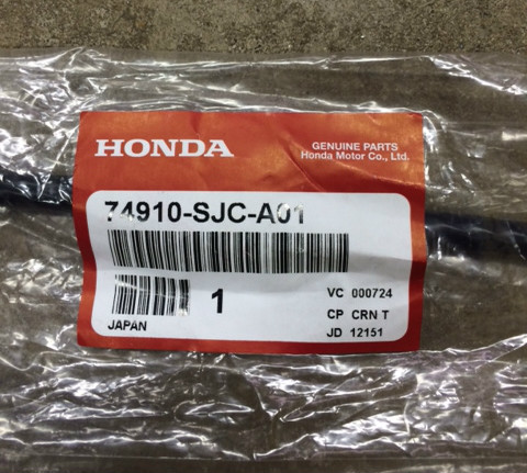 Conjunto de cable de soporte de puerta trasera genuino OEM Honda Ridgeline 2006-2014 - Imagen 2 de 2