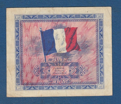 France banknotes, 2 Francs 1944. WWII, Allied Military Currency ! - Picture 2 of 2