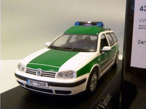 WOW EXTREMELY RARE VW Golf IV 4 Variant TDi 4WD 1.9L Turbo Zoll 1:43 Minichamps - Afbeelding 1 van 3