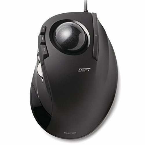 ELECOM Trackball Mouse Wired Finger-Operated EX-G Series 8-Button M-DT2URBK - Picture 1 of 1