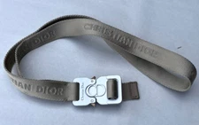 Christian Dior Rollercoaster Seat Belt Buckle Purse Bag Strap Oblique Jacquard