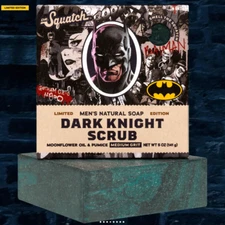 Dr Squatch Soap Dark Knight Soap DC Limited Edition Batman Joker 