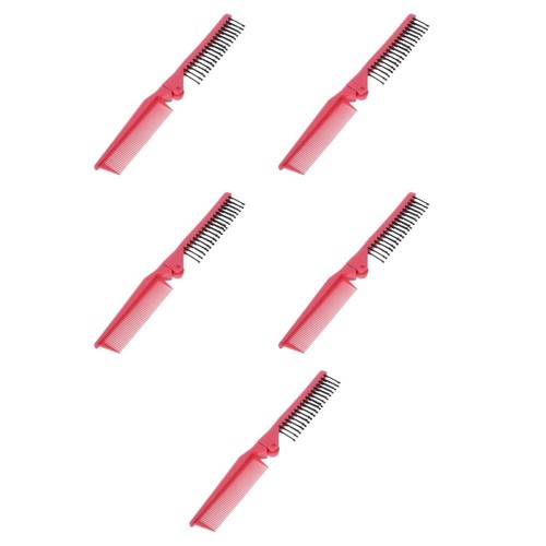 5 Pack Reisenklappkamm Kind Mann Im Taschenformat Tragbarer Haarkamm - Bild 9 von 12