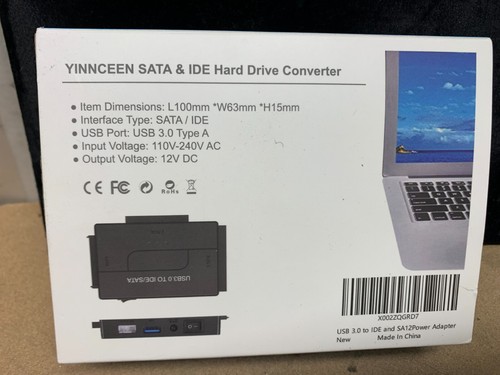Kit adattatore disco rigido 3.0 velocità veloce SATA e IDE 3 in 1 USB - Foto 4 di 11