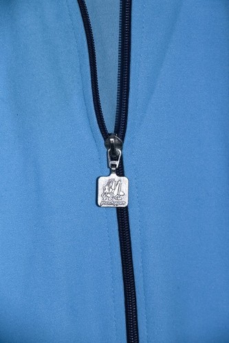 Vintage unisex Grasshopper zipper high neck blue track jacket M/L|L30 W23| 6692 - Bild 5 von 5