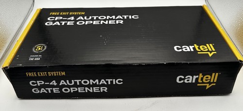 Cartell CP-4 Smart Driveway Free Exit Wand Sensor System with 100' Foot Cable