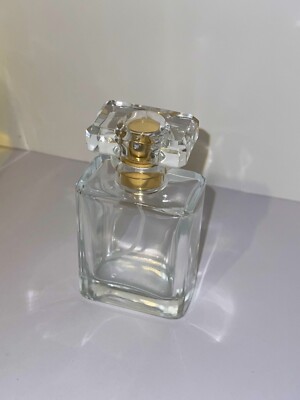 10x BRANDNEU 50ml leerer CRIMP NECK Parfum Flakon mit Gold Sprühkappe