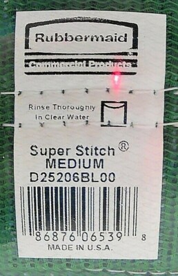 2) RUBBERMAID D25206BL00 SUPER STITCH MEDIUM 5MU66 STRING WET 16OZ