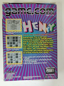Henry (Game.Com) w/ Manual Obscure Rare Dot Com UNTESTED 10e4