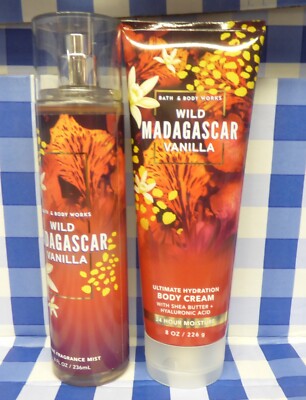 Bath and Body Works Wild Madagascar  Body Cream & Mist set new