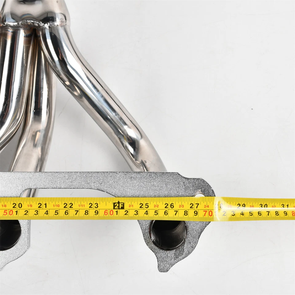 Cabezal de acero inoxidable 4,0 L para Jeep Wrangler Cherokee TJ YJ XJ ZJ 1991-1999 Foto 3 de 4