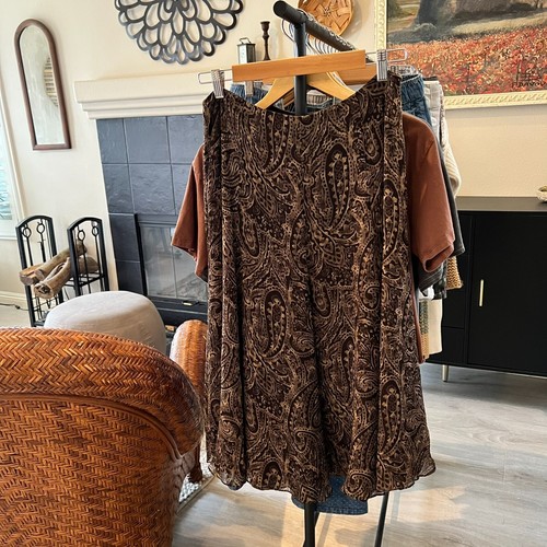 Jupe femme Lauren Ralph Lauren taille 10P cachemire moody foncé midi/maxi fluide - Photo 17/17