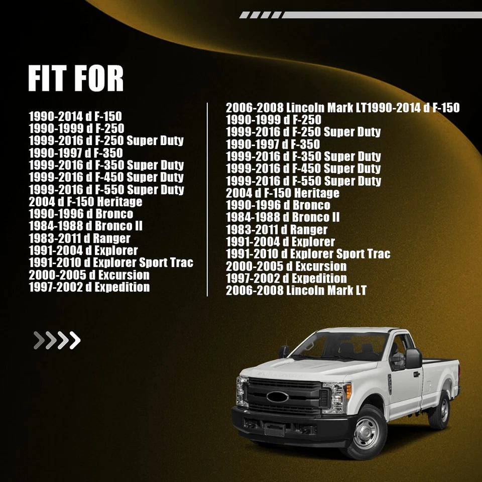 For Ford F150 F250 F350 LED License Plate Light Tag Lamp Assembly Replacement 2x - Image 2 of 4