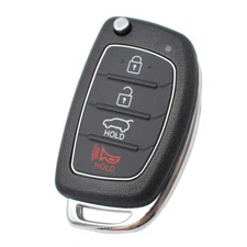 Car Remote Fob Flip Key Shell CaseFor Hyundai Santa Fe Sonata Tucson IX35 Cover.