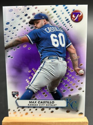 Max Castillo 2023 Topps Pristine Rookie Purple Refractor /99 #56 Royals