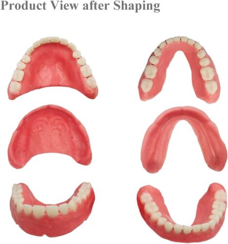 Adjustable DIY Denture Set – Full Fake Teeth & Gypsum Model for Easy Fit - Picture 6 of 8