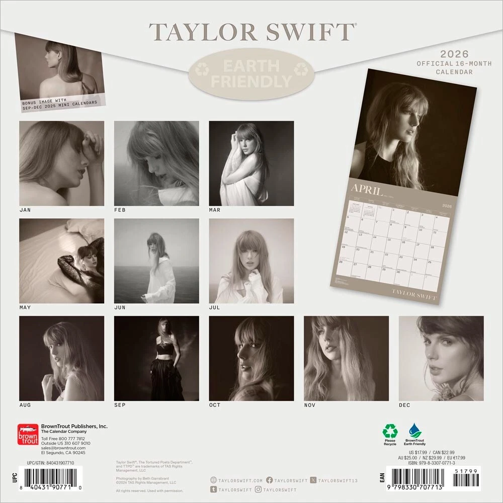 Taylorr Swifts Calendar 2026
