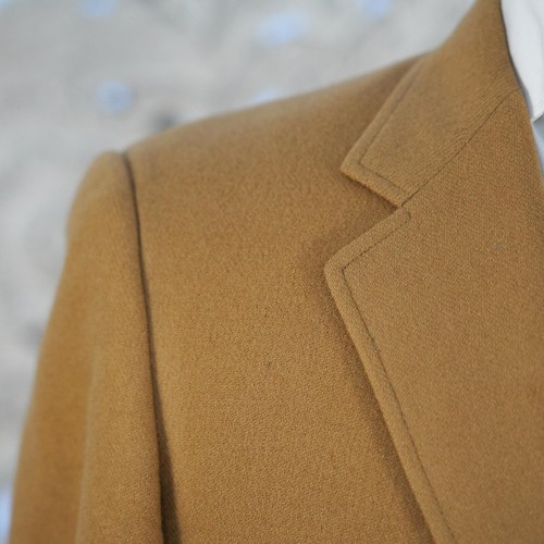Cricketeer Camel Blazer 100% Wool Men's 2-Button Gold Buttons 42R USA VTG - Picture 7 of 17