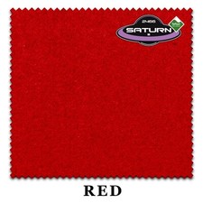 10' Championship Saturn II Teflon Billiard Pool Table Felt Cloth - Red