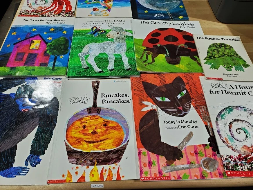 Lot of 5 Eric Carle PB/HC/Board Books for Children's Kid Toddler *Random Mix* - Image 2 of 3