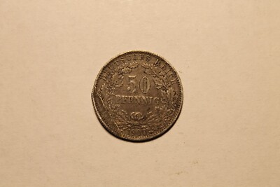 Germany 1900 J 50 Pfennig - Damaged - Key Date Germany 1900J