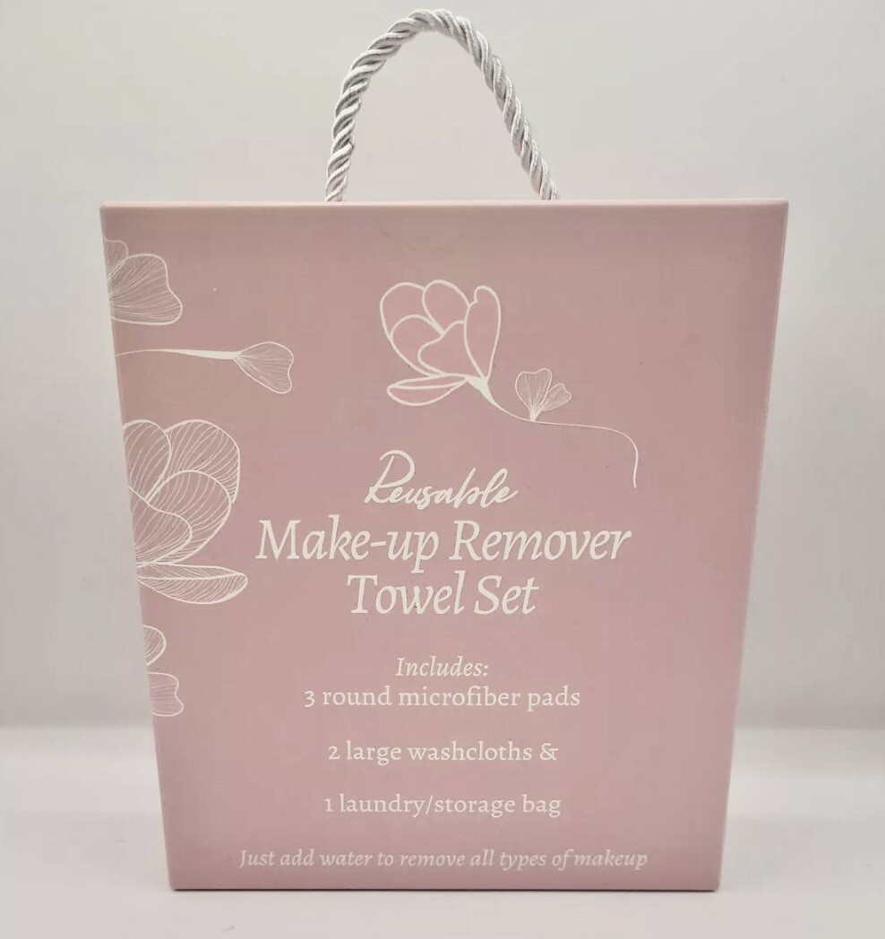 Lily Eden Reusable Makeup Remover Towel Set 6 Items eBay