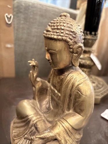 Chinese Antique 18th /19th Century Bronze Buddha Statue - Picture 8 of 10