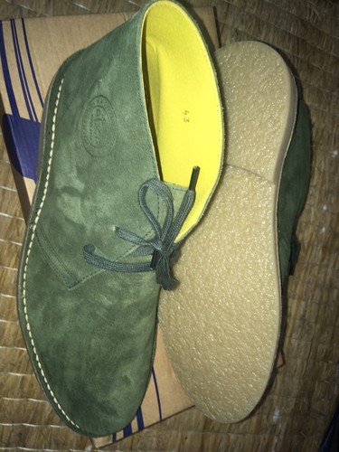 Atxa Suede Desert Boots In Olive eu43 UK9 - Picture 2 of 4