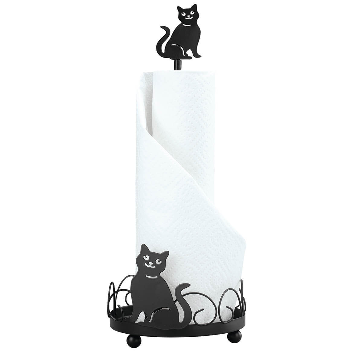 Cat Design Metal Paper Towel Holder by Chef's Pride