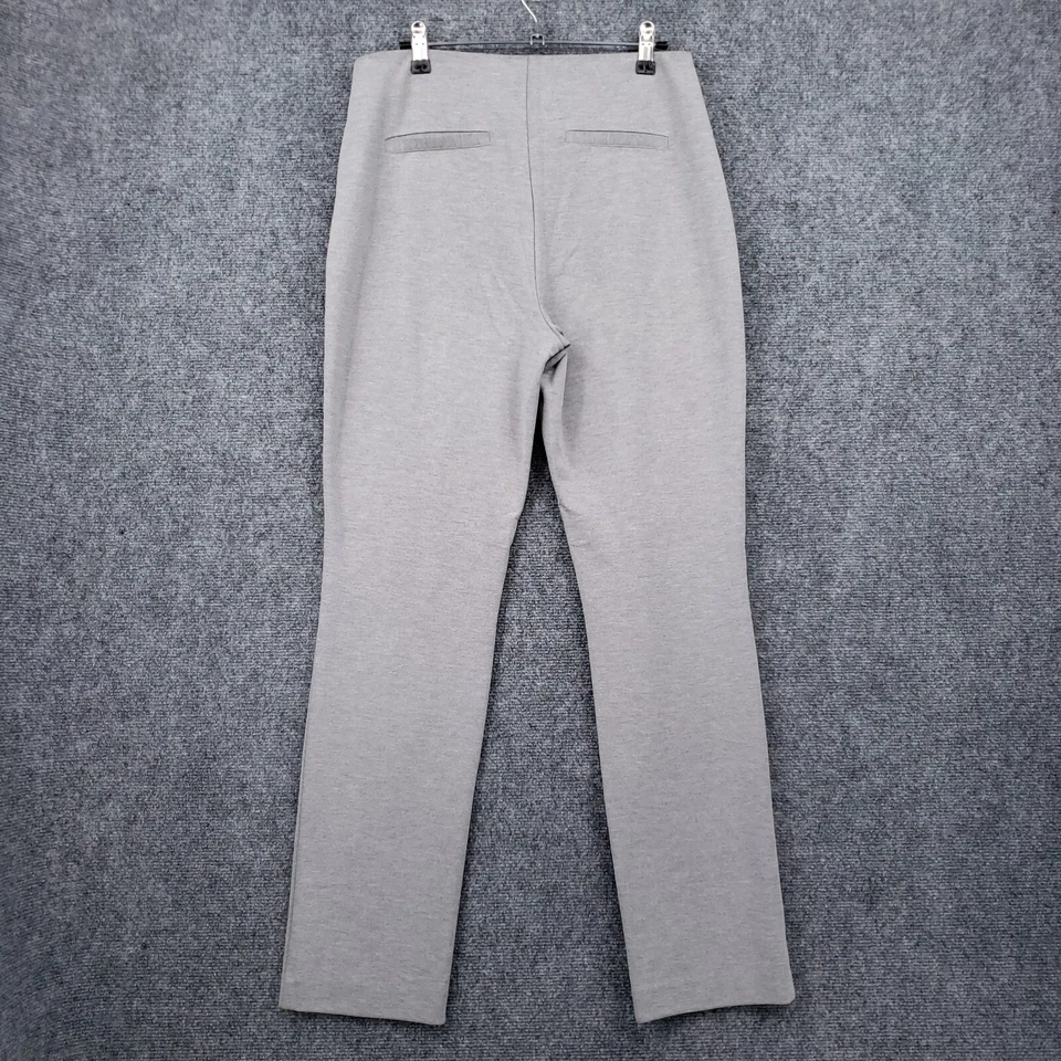 Chicos Pantalones Mujer 0 4 Gris Stright Plisado Vestido Pantalón tiro medio Foto 2 de 4