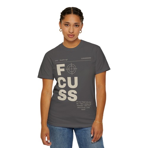 Urban Motivational Unisex T-shirt: Focus Gift for Hustlers | Be the GOAT. - Picture 18 of 26