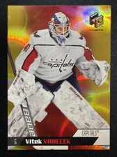 20-21 UD Extended Hockey Rookie Gold HoloGrFX HG-7 Vitek Vanecek