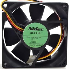 Nidec D08T-24TG 04B 8025 24V 0.09A 8CM 3-Wire Inverter Cooling Fan