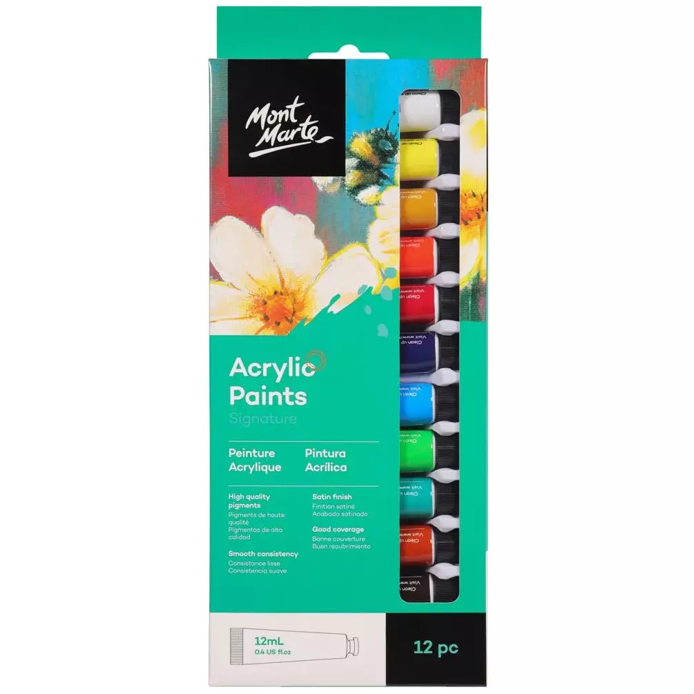 mont marte acrylic artist paint set