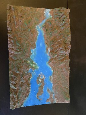 Real Terrain Relief Art  Burlington, VT