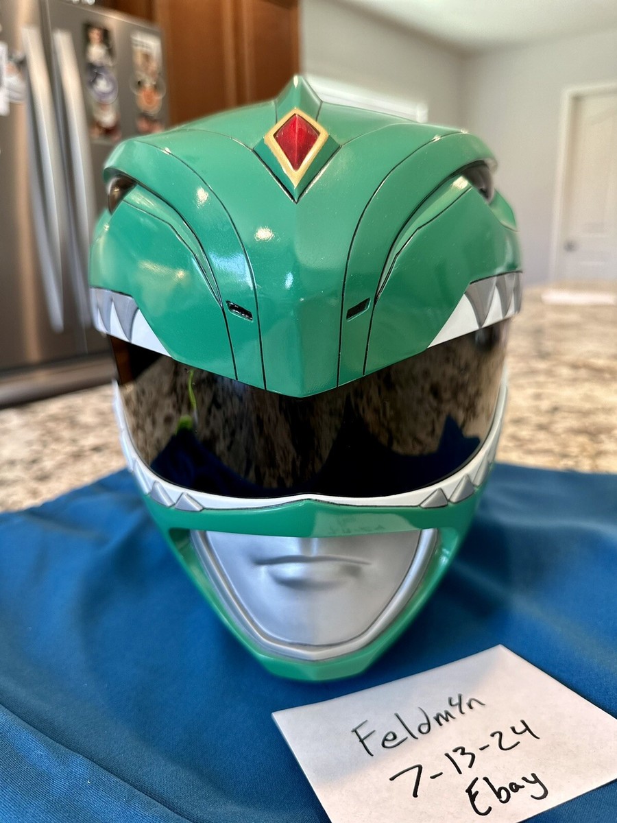 JSA Auth / Jason David Frank Signed Aniki Green Ranger Helmet