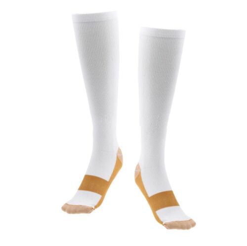 Premium Nylon Kompressions Kupfer Socken 15-20 mmHg abgestuft Stützstrumpf Posten - Bild 17 von 21