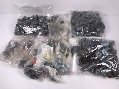 Lot Of Conduit Lock Nuts Combination Connectors Fittings Covers Mix Electrical