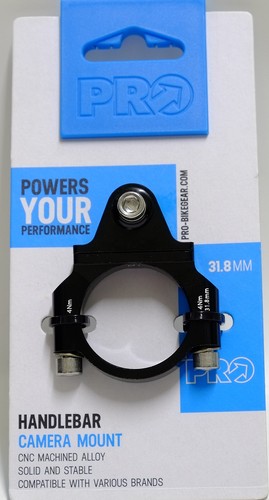 Shimano Pro Bicycle HandleBar Camera Mount, Shimano Gopro Camone, Black - Picture 2 of 2