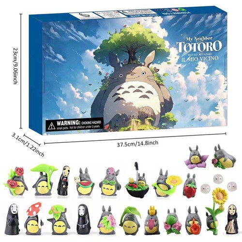 24 Days Totoro Christmas Advent calendar blind box Christmas Gift Brand New - Picture 2 of 2